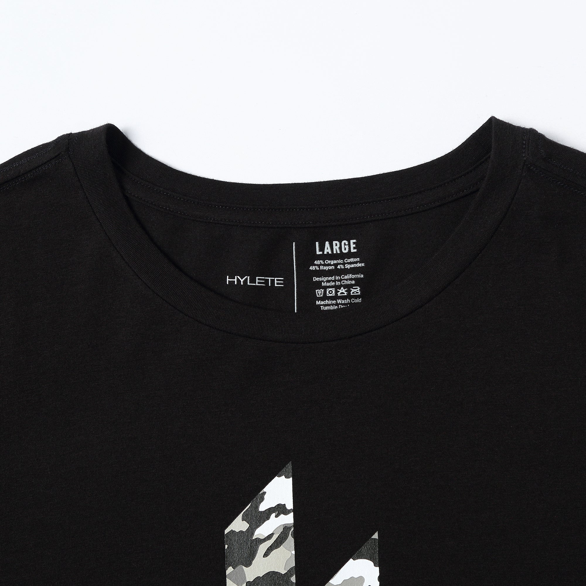 Camo Icon HY-Blend Crew Tee Black